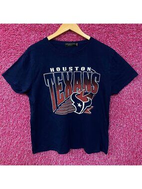 Junk Food Clothing Women's Houston Texans Vintage Style T-Shirt Large